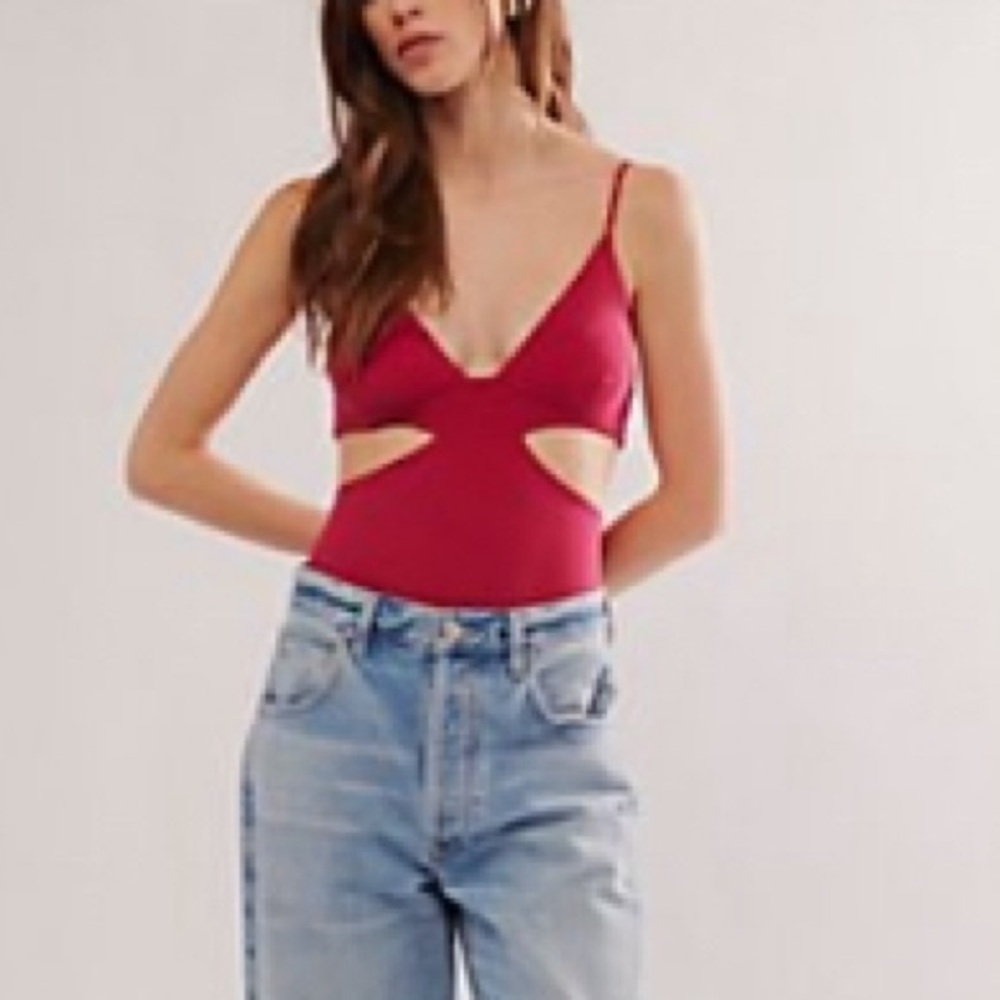 Free People Love Triangle Bodysuit